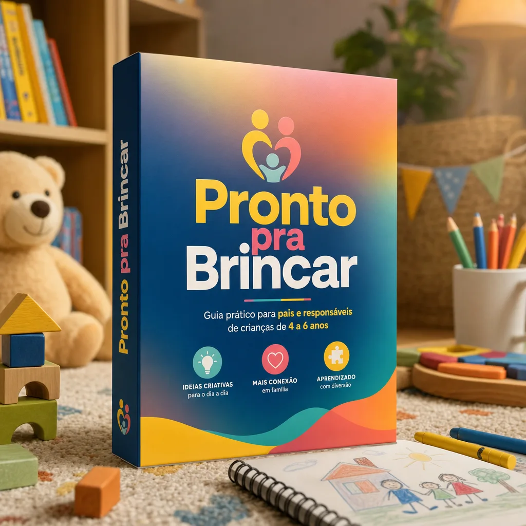 Mockup do produto Pronto pra Brincar criado no Thrust